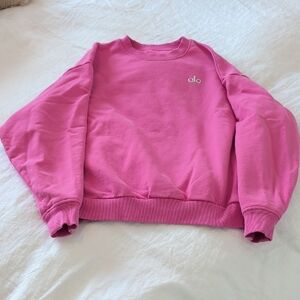 ALO Yoga Pink Sweatshirt